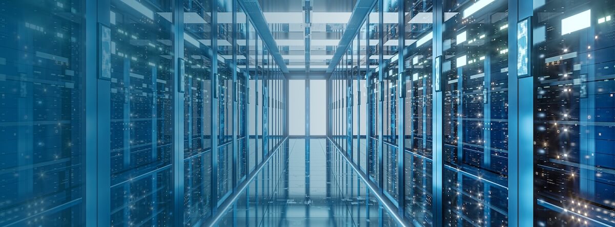 Integrated cooling infrastructure serving a data center